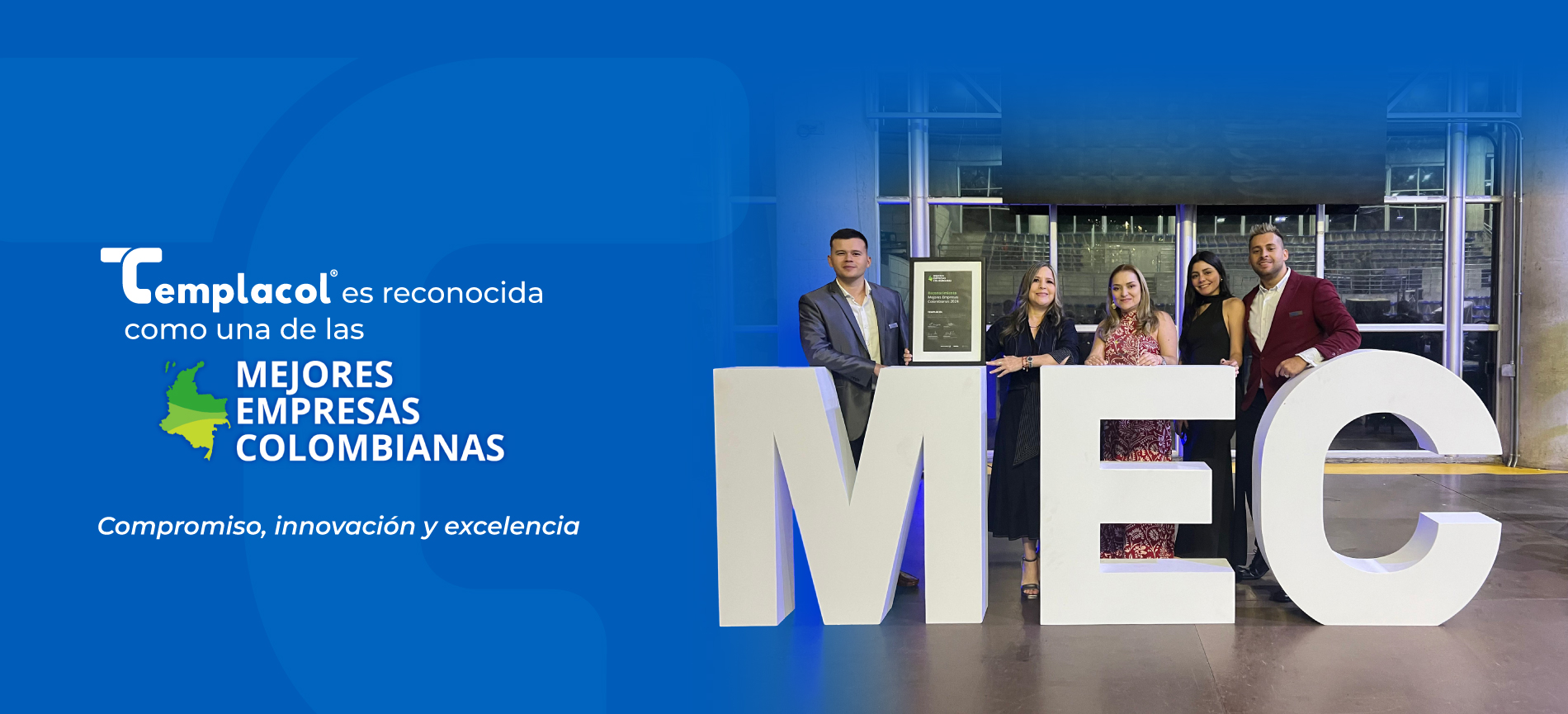 Templacol, Reconocida por Segundo Año como una de las Mejores Empresas de Colombia